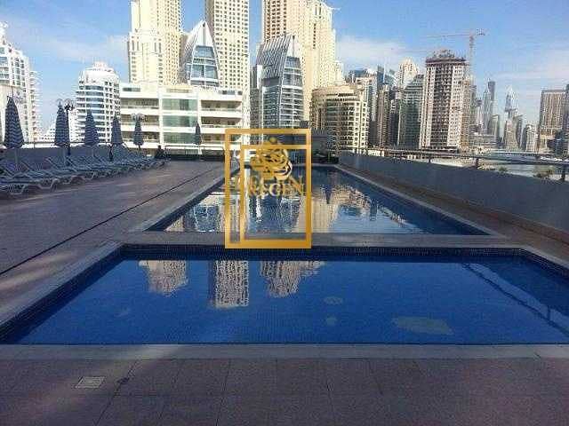 51 Marina View- Chiller Free - 1BHK Apartment For Rent in DEC Tower At Dubai Marina.