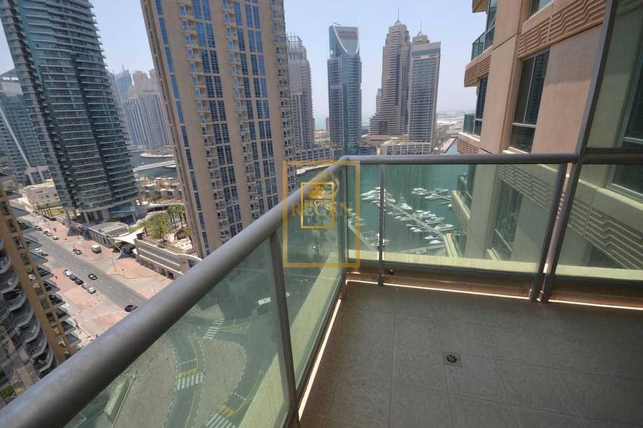 Marina & Pool View - Three Bedroom Hall Apartment  For SALE in Emaar Six Towers - Chiller Free