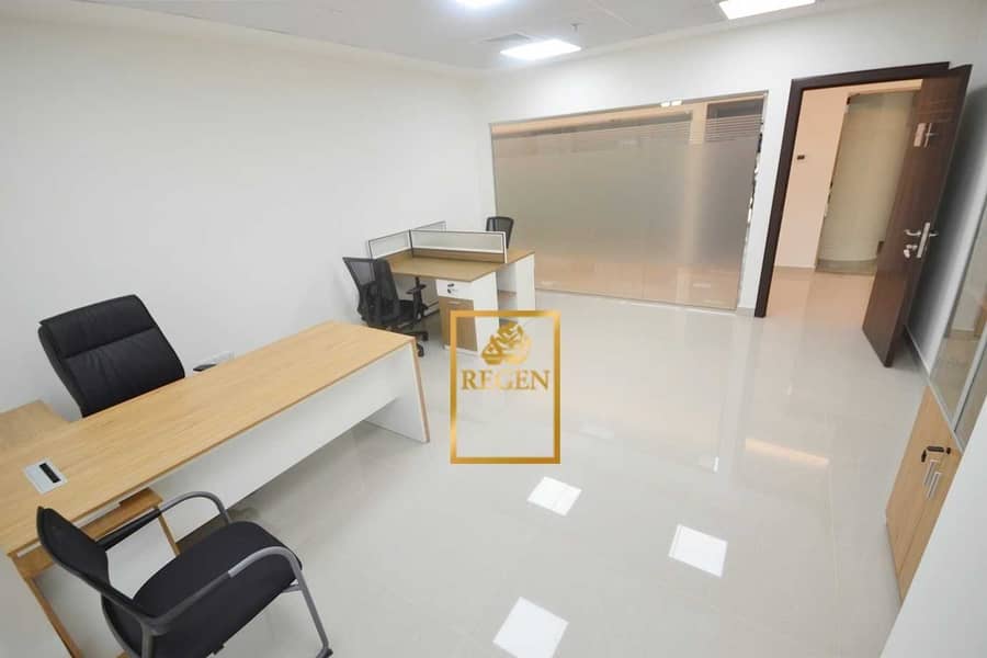 5 Furnished & Serviced Office Spaces in prime location in Oud Metha