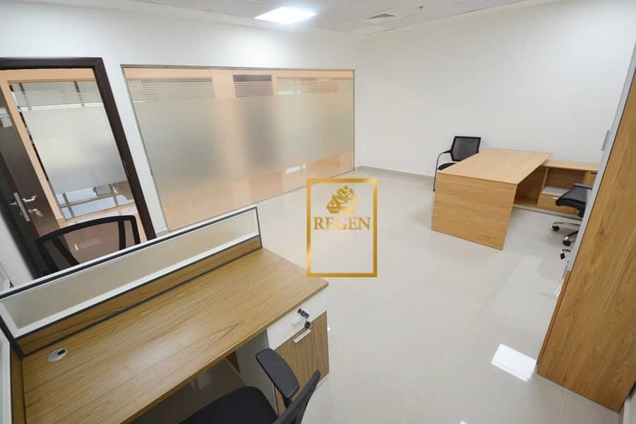 8 Furnished & Serviced Office Spaces in prime location in Oud Metha