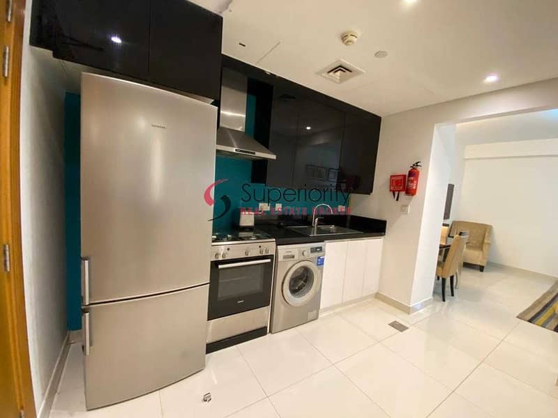 7 High End | Well Maintained | Furnished Studio With Balcony | Capital Bay
