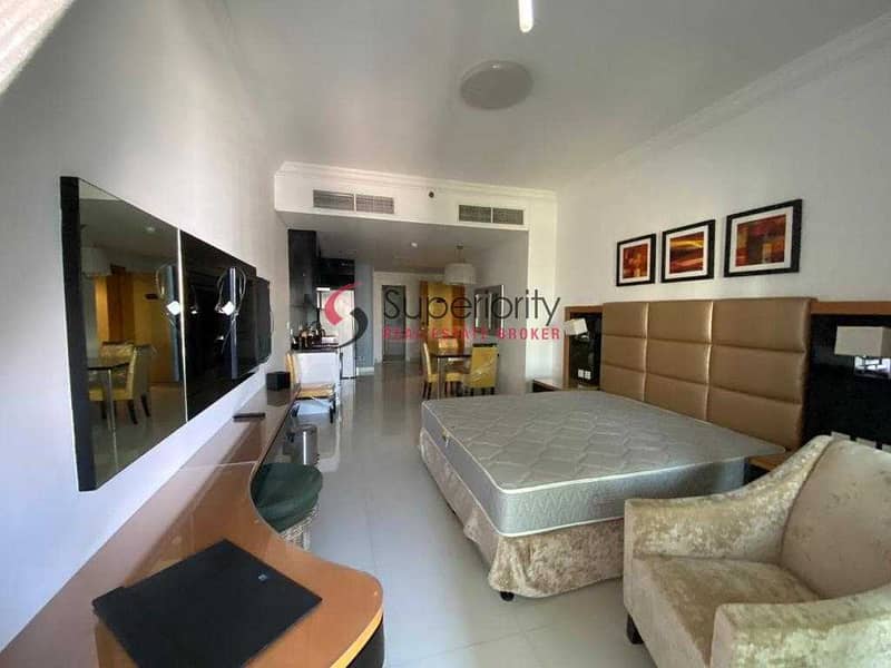 10 High End | Well Maintained | Furnished Studio With Balcony | Capital Bay