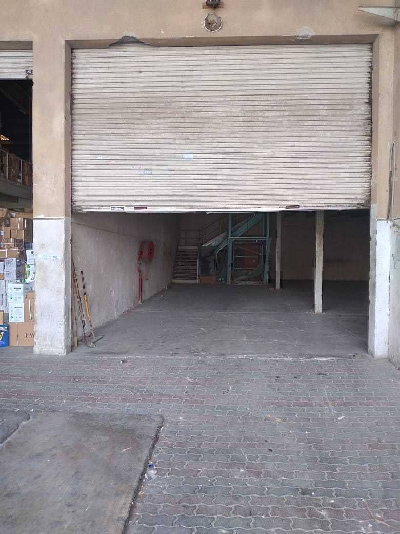 Umm Ramool 15,000 Sq. Ft warehouse high ceiling including a built-in mezzanine floor