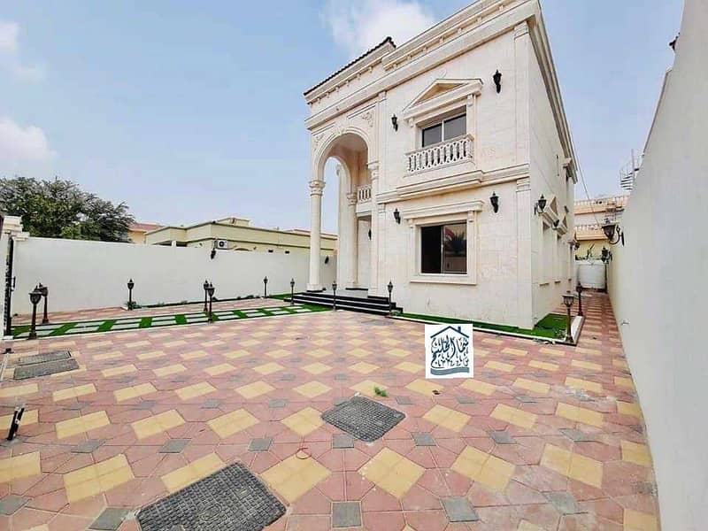 Villa for sale with water and electricity, Arabic design