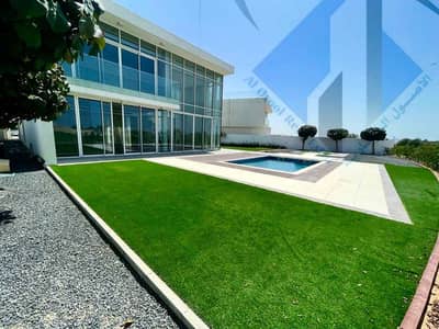 4 Bedroom Villa for Sale in Al Zorah, Ajman - Modern villa, European finishing, freehold, overlooking the golf 4 Bedroom Villa for Sale in Al Zorah, Ajman - Modern villa, European finishing, freehold, overlooking the golf
