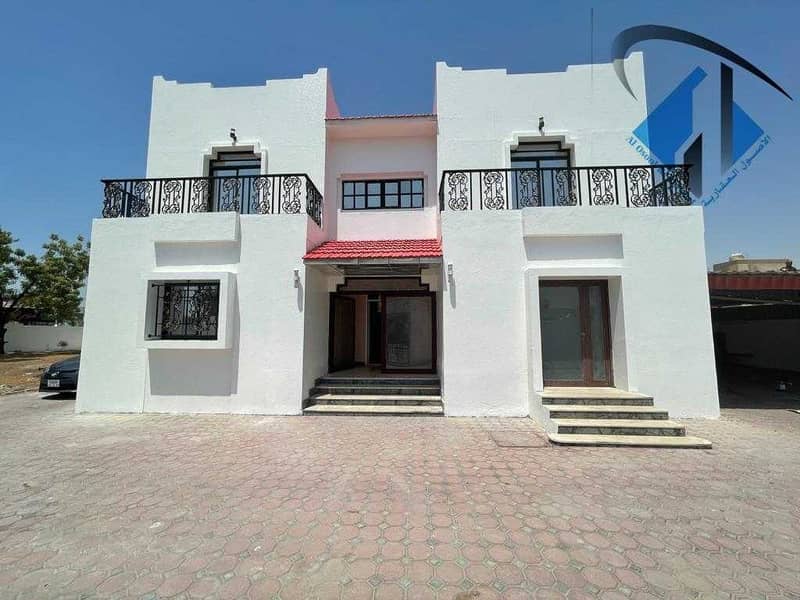 Only for citizens of Ajman, a villa for sale on the main street, close to all services