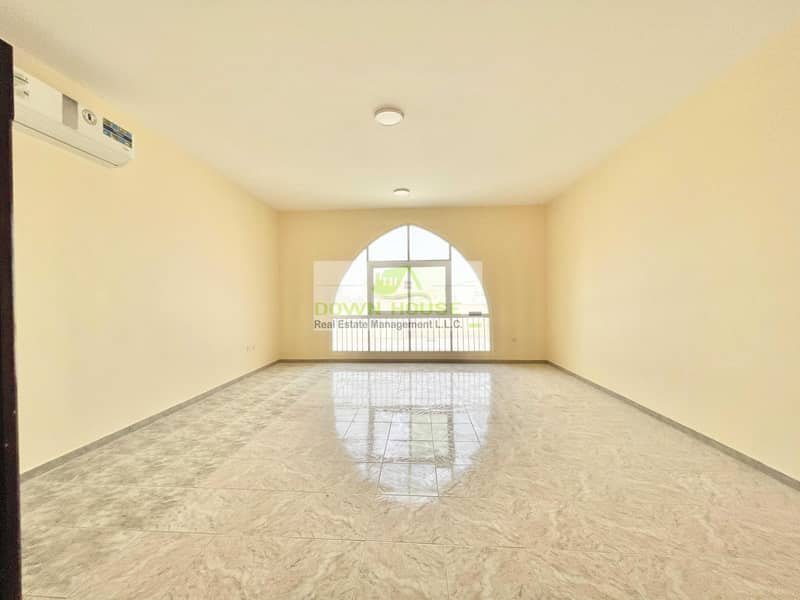 6 Haz / huge 4  bedroom hall apartment for rent in Khalifa city A