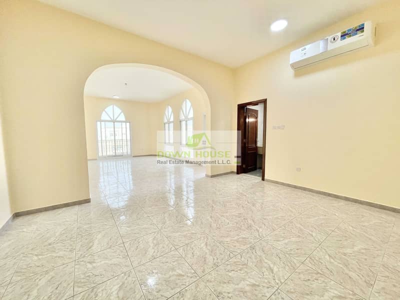 12 Haz / huge 4  bedroom hall apartment for rent in Khalifa city A