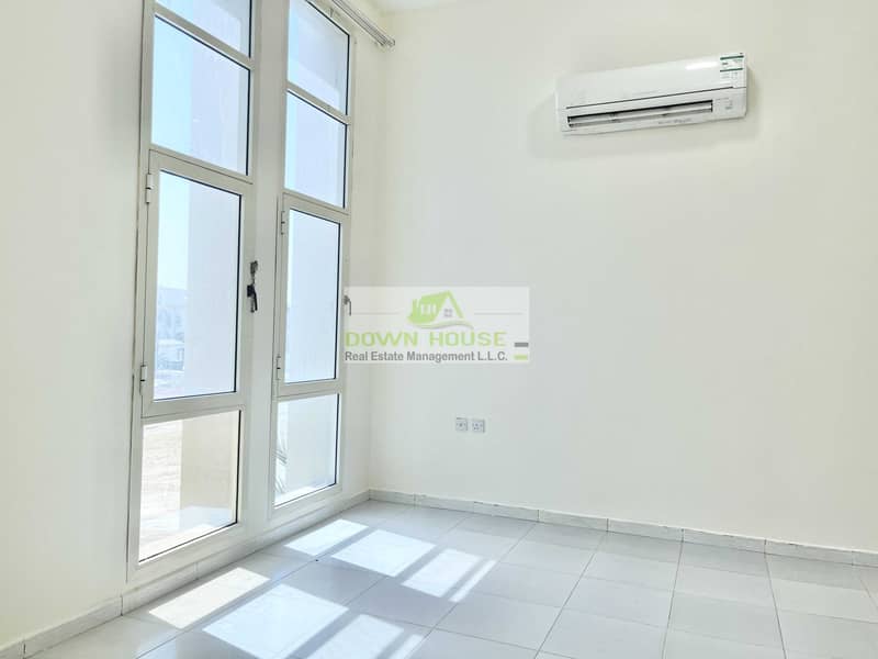 9 H:  studio flat with huge separate kitchen for rent in Khalifa city A