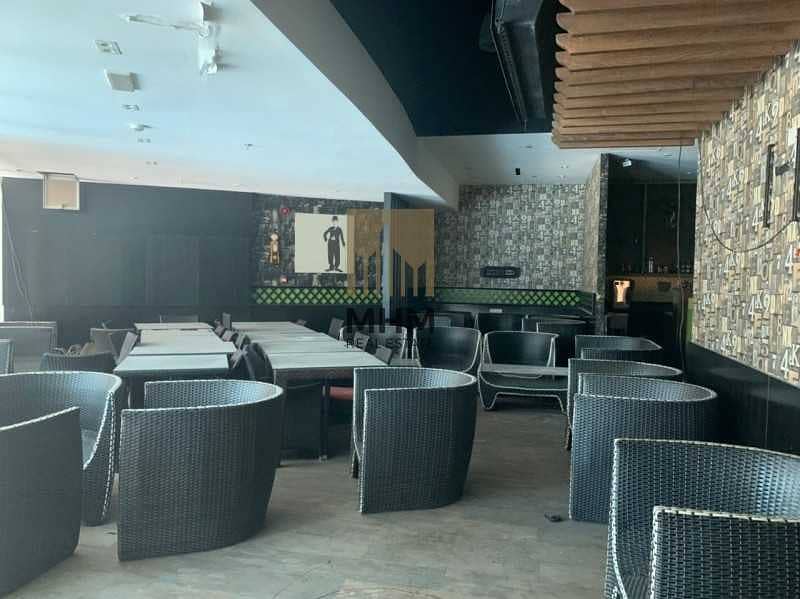 9 Fully Fitted Restaurant with Shisha AED. 150/per sq. ft.