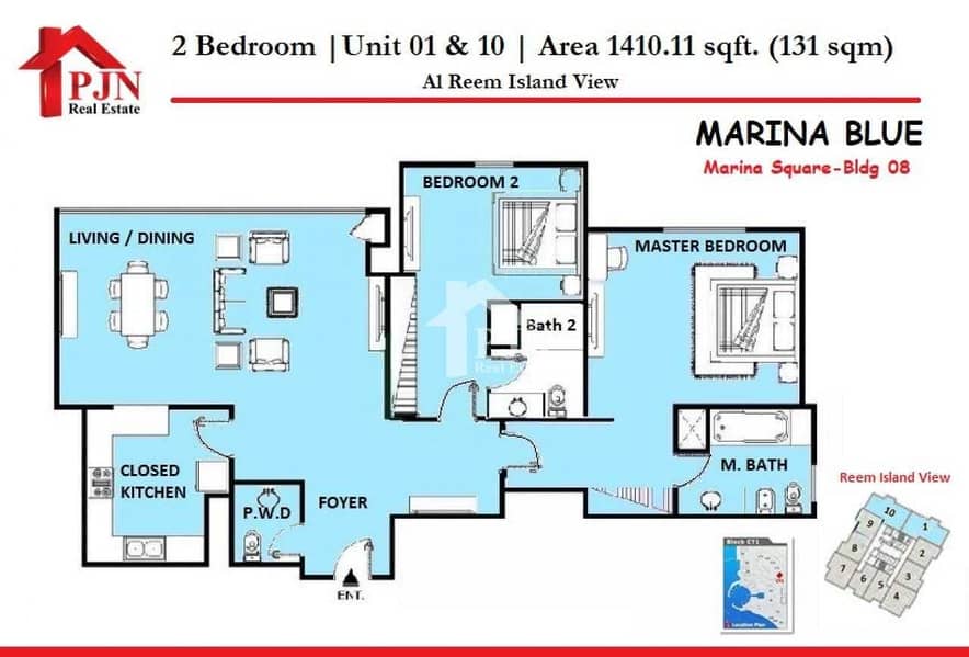 11 Hot Deal !! 1 Bedroom In Marina Blue
