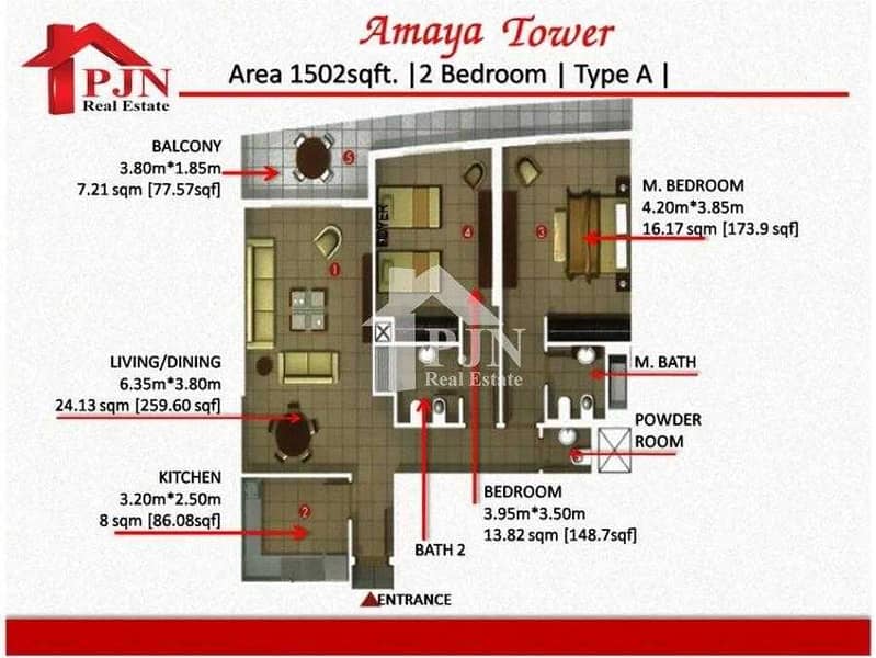 12 Good Deal !! 2BR For Sale In Amaya Tower. .