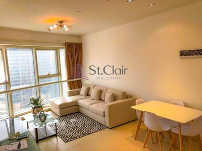 فلیٹ 1 غرفة نوم للايجار في أبراج بحيرات الجميرا، دبي - Fully Furnished I Next To Metro I Lake & Skyline View فلیٹ 1 غرفة نوم للايجار في أبراج بحيرات الجميرا، دبي - Fully Furnished I Next To Metro I Lake & Skyline View