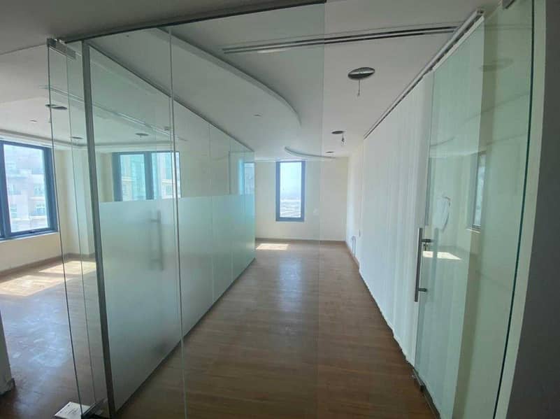 Fully Fitted Office | Wooden Floor | Glass Partition