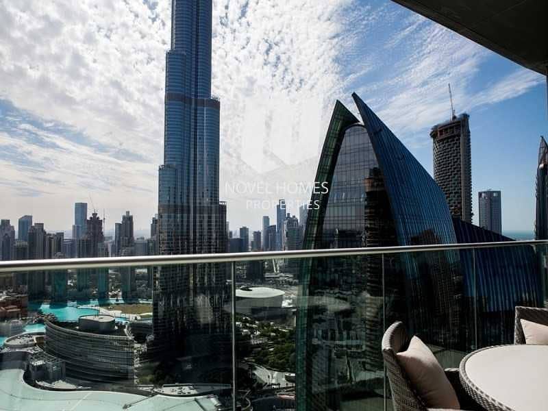 9 Spacious 3Bedrooms Burj and Fountain View