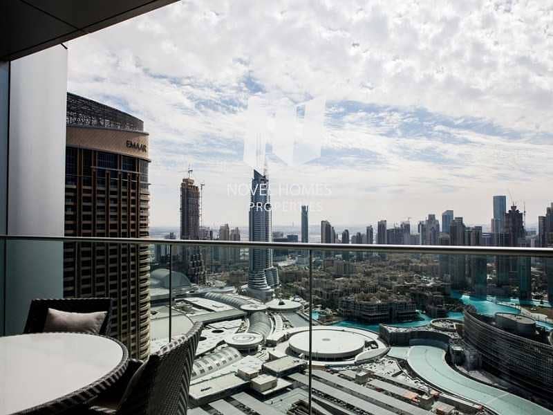 10 Amazing 2 bedroom | Burj and Fountain View