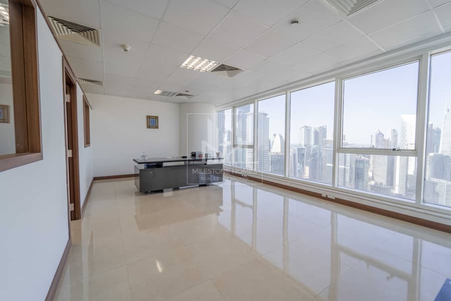 10 High Floor | Burj Khalifa & Canal View | Fitted Office