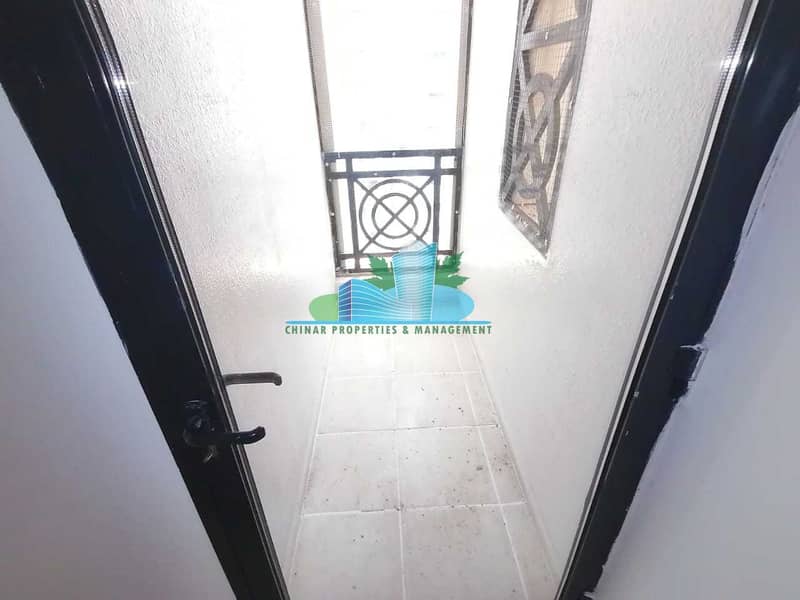 7 Charming 2 BHK with small Balcony|Modern tiled | Built-in Cabinet |4 chqs