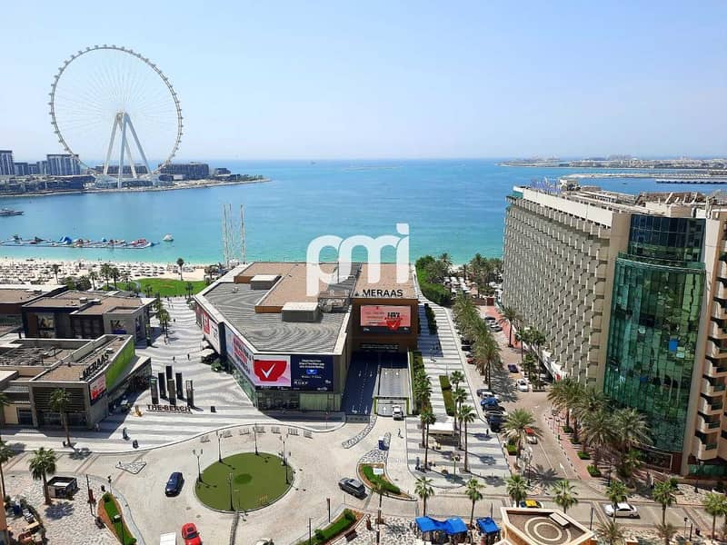Sea & Dubai Eye view | Spacious layout | Vacant