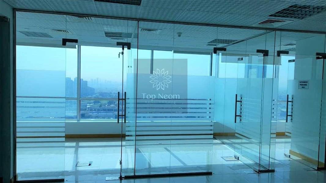 3 High Floor Fitted Office with Burj Al Arab View