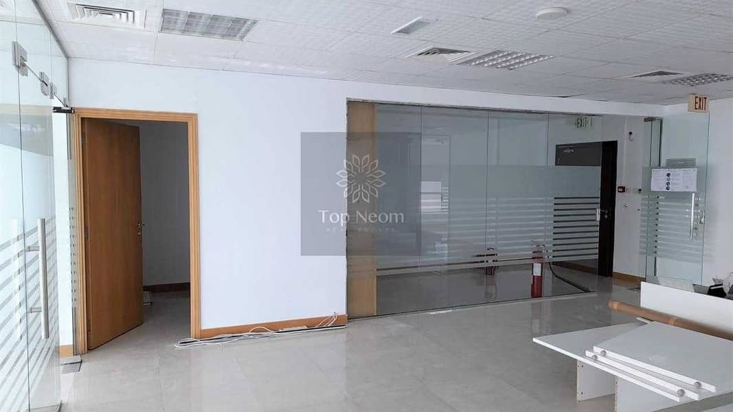 4 High Floor Fitted Office with Burj Al Arab View