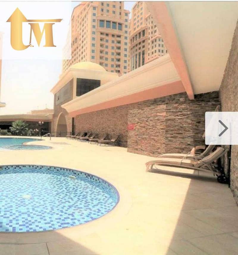 8 CHIIER FREE VCNT Studio with balcony Upper Floor-Dubai Silicon Oasis.