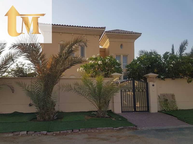2 5 Bedroom + Maids Room Independent Villa for Rent in Al Barsha South