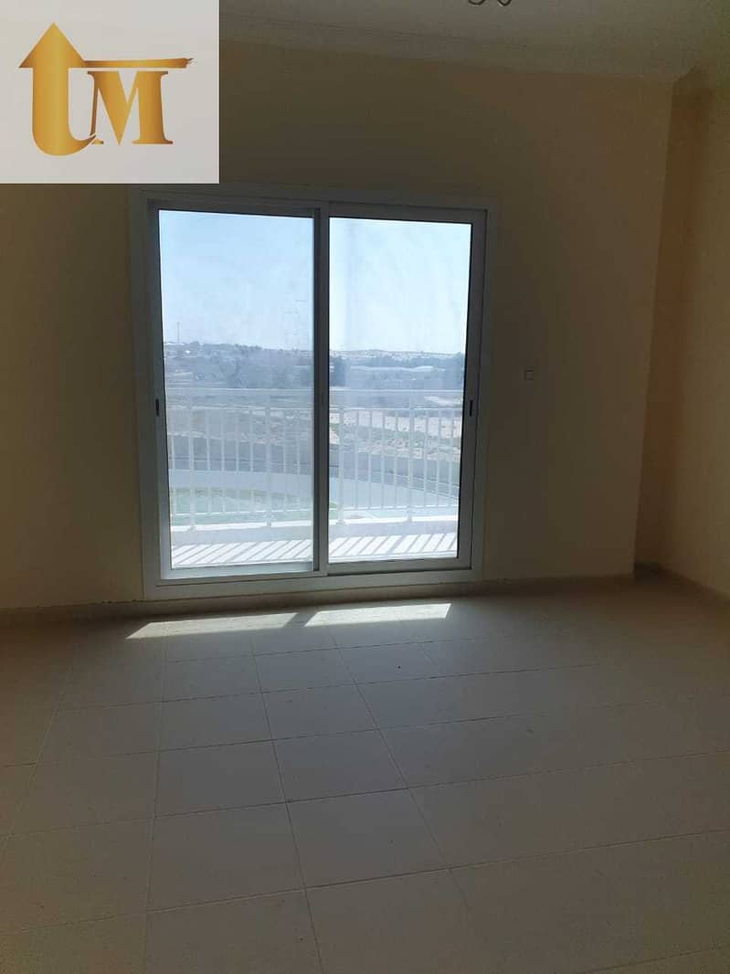 3 Mazaya : 1bedroom hall for rent 22000 by 4cheques