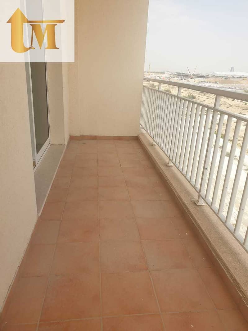 5 Mazaya : 1bedroom hall for rent 22000 by 4cheques