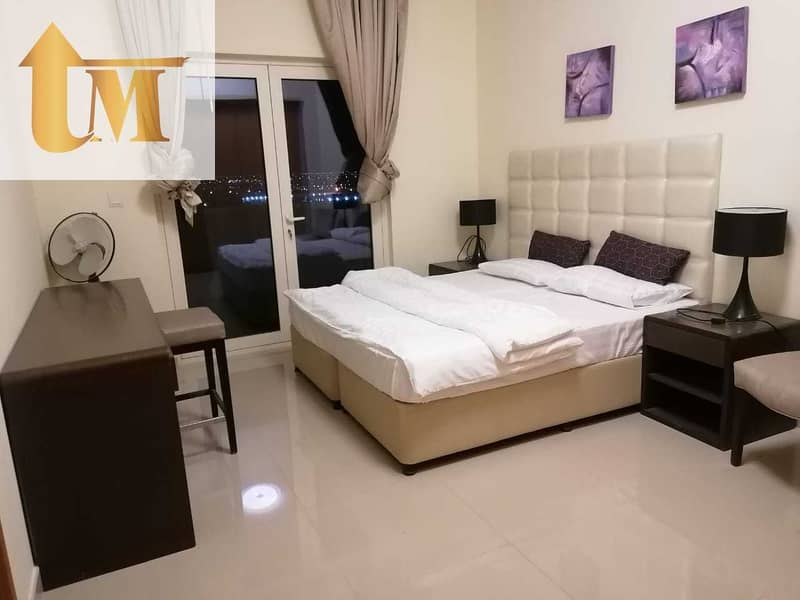 4 FULLY FURNISHED 1 BEDROOM FOR RENT IN JUBEL ALI DOWNTOWN