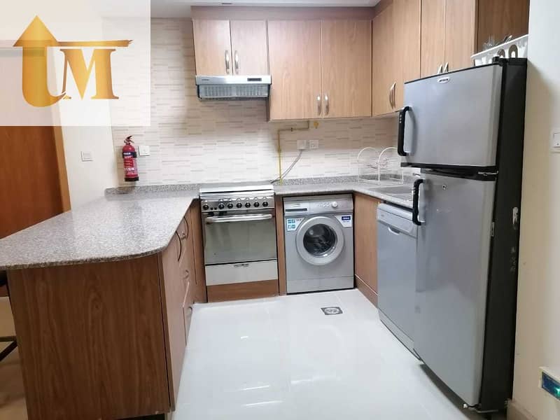5 FULLY FURNISHED 1 BEDROOM FOR RENT IN JUBEL ALI DOWNTOWN