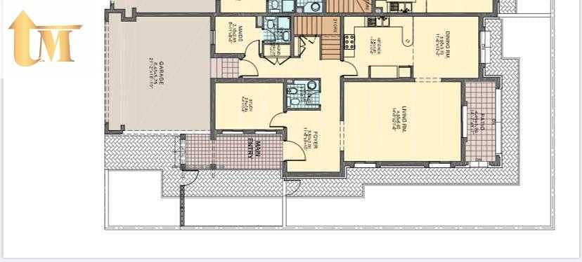 21 RENTED  3 bedroom Study  Big Plot CEDRE VILLA-Dubai