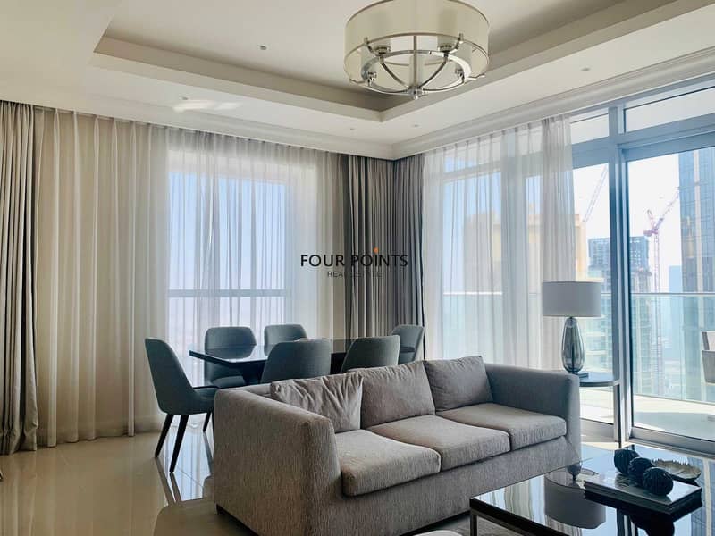 3 Furnished 2BR  | Address Fountain Views 1