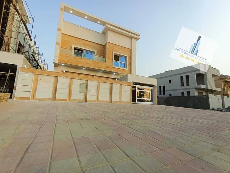 Wonderful modern design villa big built up area stone for sale on main road