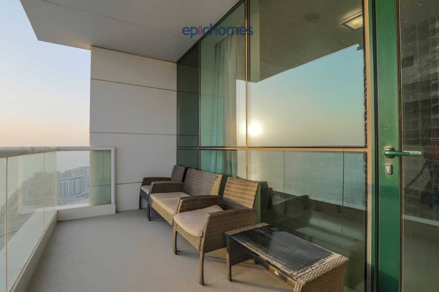 20 Ain Dubai and Sea view| High Floor 2BR+Maid