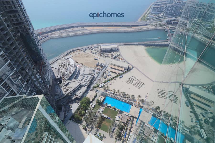 24 Ain Dubai and Sea view| High Floor 2BR+Maid