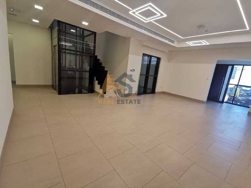 Commercial 5 B/R+ Maids Room Villa| Elevator| 4 Parkings| For Rent