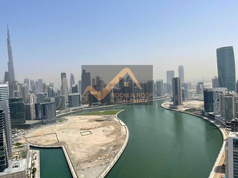 23 2BR Apartment| Full Canal & Burj Khalifa View | Business Bay