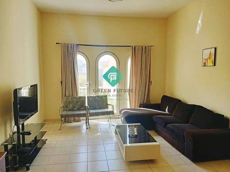 2 fully furnished 1bedroom with balcony  street 9 next to carrefour