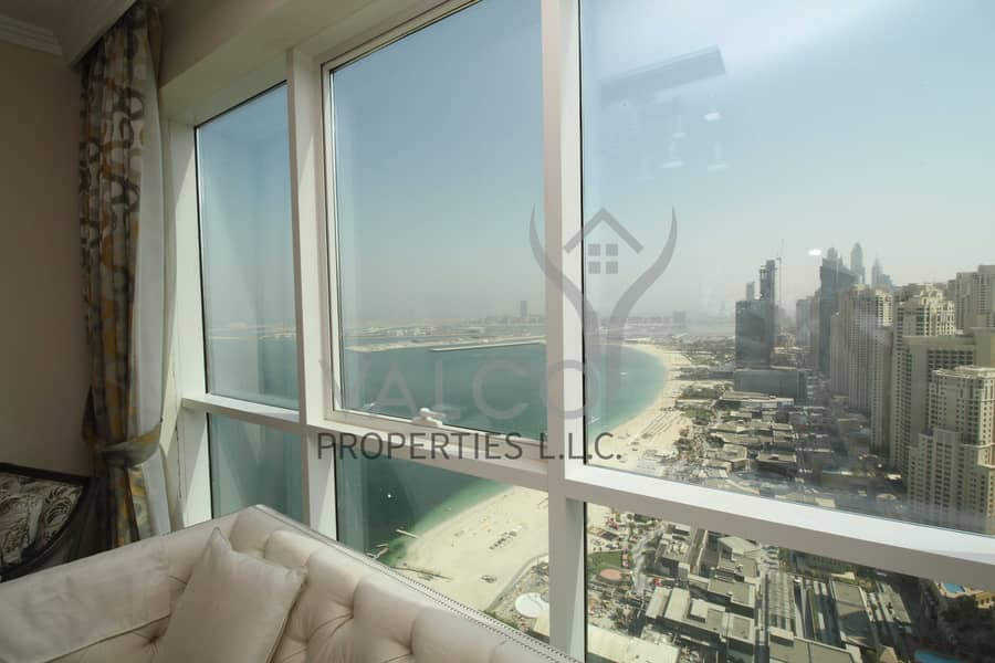 8 Sea and JBR View | A3C Type  | Beach Access