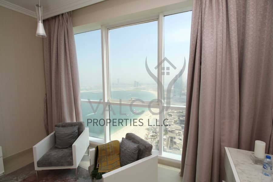 18 Sea and JBR View | A3C Type  | Beach Access