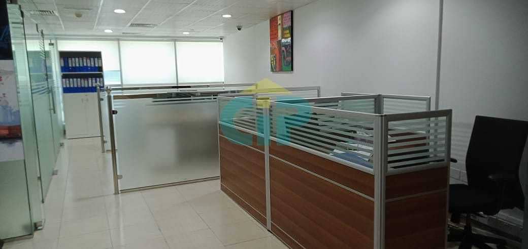 3 Fully Furnished  | Glass partitioned  Office | Low rise building | Safe and spacious building