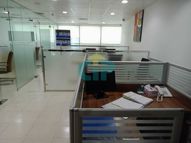 4 Fully Furnished  | Glass partitioned  Office | Low rise building | Safe and spacious building