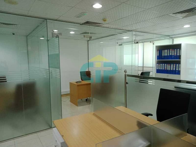 5 Fully Furnished  | Glass partitioned  Office | Low rise building | Safe and spacious building
