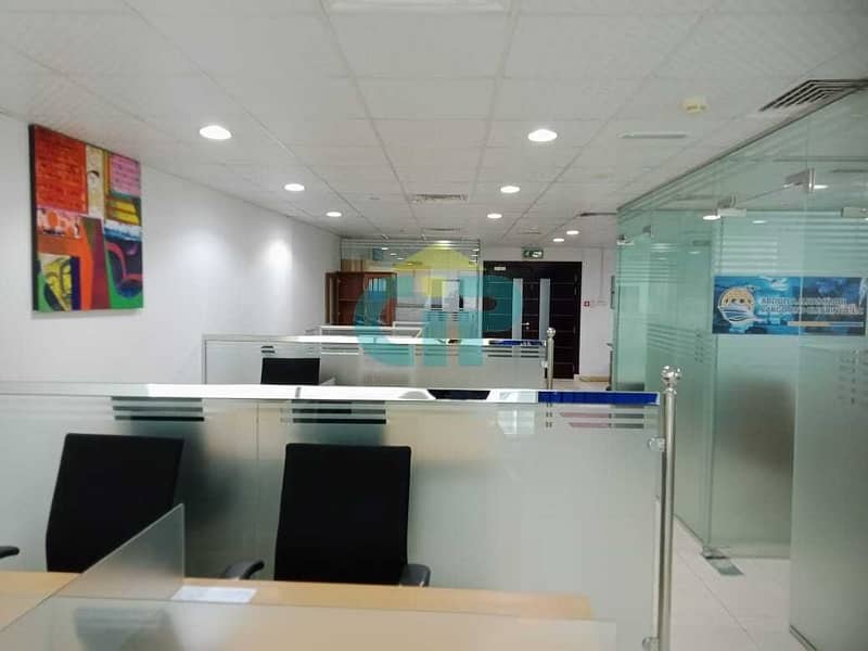 7 Fully Furnished  | Glass partitioned  Office | Low rise building | Safe and spacious building