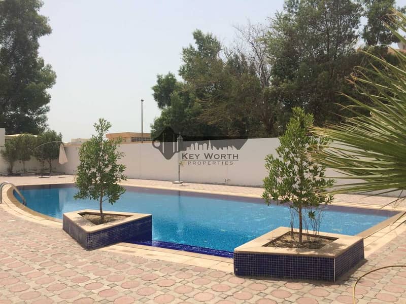 17 45 DAYS FREE RENT | SPACIOUS 5BR VILLA WITH S. POOL & Tennis court