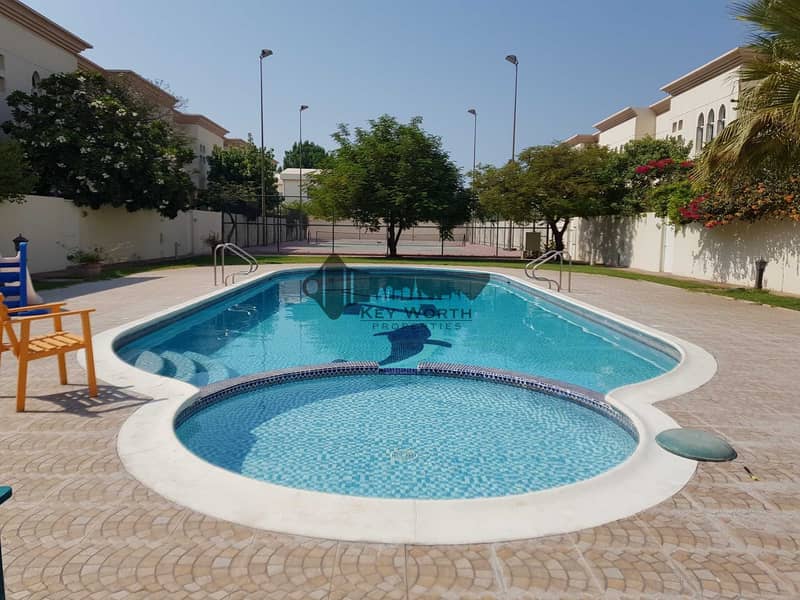 2 Spacious 3BR + Maid villa compound | Communal Swimming pool and Tennis court !