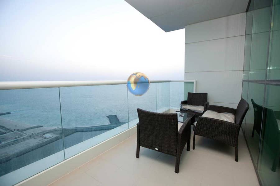12 Stunning Views | Private Beach|2Beds+Maid's Room