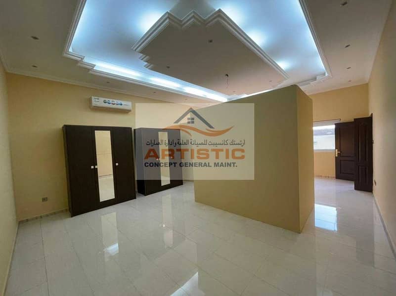 2 Seprate entrance 02 bedroom hall close to sea side for rent in al. bahia 45000AED