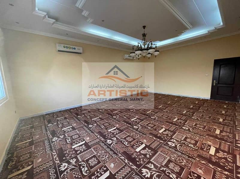 6 Seprate entrance 02 bedroom hall close to sea side for rent in al. bahia 45000AED